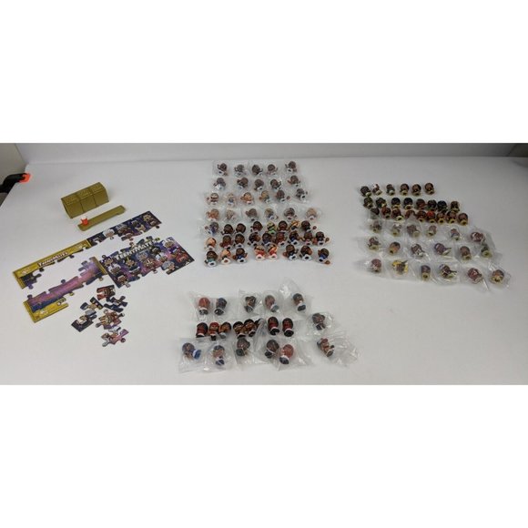 Huge Mixed Lot Teenymates NFL NBA MLB 100+ Football Baseball Basketball Puzzle